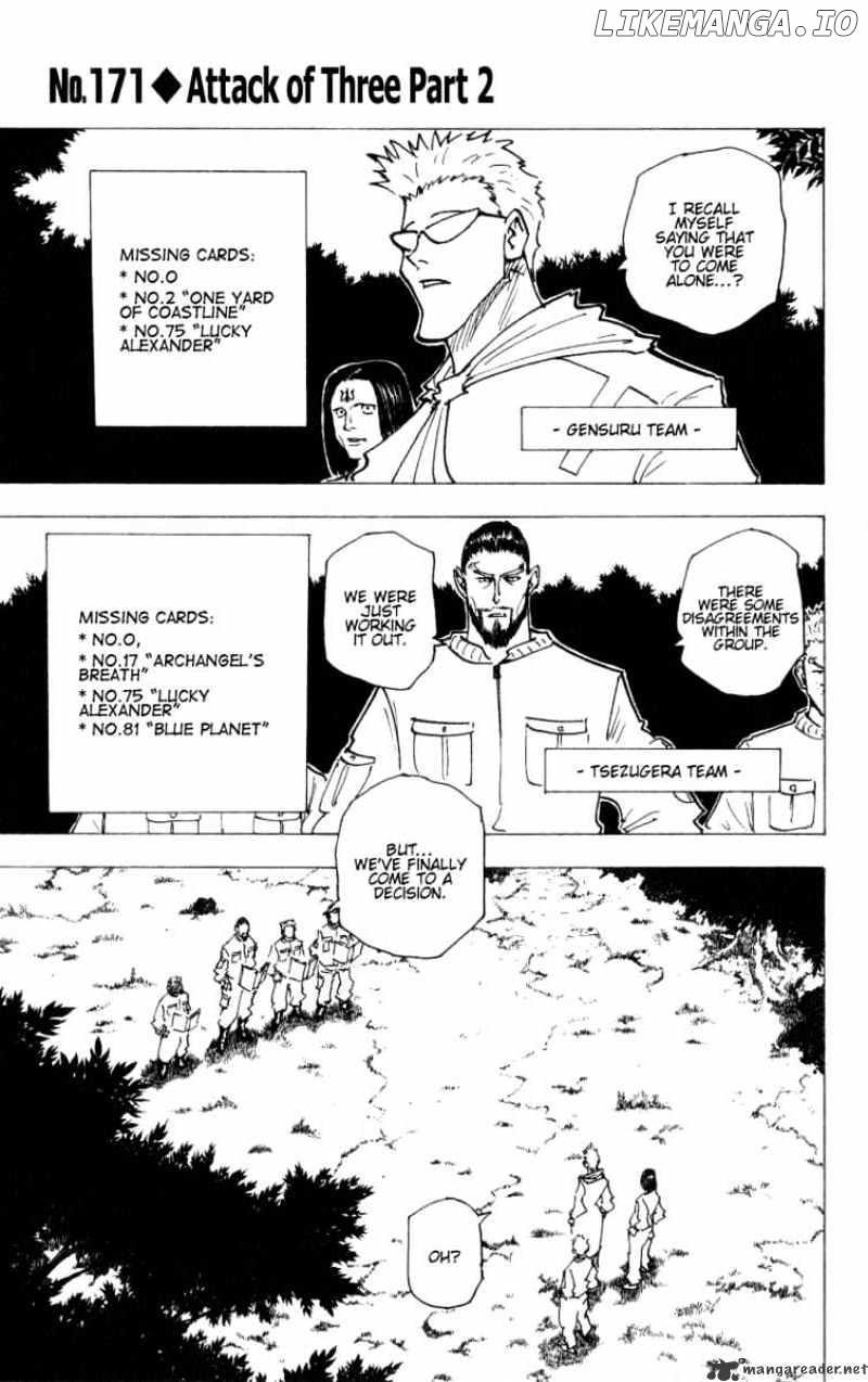 Hunter x Hunter, Chapter 171 image 01